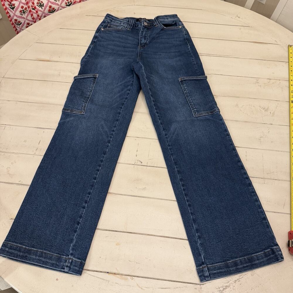 Judy blue Cargo jean Wide Leg Size 5